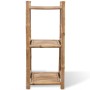 3-stöckiges quadratisches Regal aus Bambus von vidaXL, Bücherregale und Regale - Ref: Foro24-242491, Preis: 66,09 €, Rabatt: %