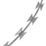 BTO-22 concertina wire with galvanized steel clips 100m by vidaXL, Chains, wire and rope - Ref: Foro24-141812, Price: 59,62 €...