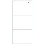 Transparent white ESG glass shower screen 90x195 cm by , Shower walls and screens - Ref: Foro24-152121, Price: 144,18 €, Disc...