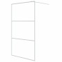 Transparente Duschwand aus weißem ESG-Glas, 115 x 195 cm von , Duschwände und Duschwände - Ref: Foro24-152123, Preis: 167,98 ...