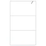 Transparent white ESG glass shower screen 115x195 cm by , Shower walls and screens - Ref: Foro24-152123, Price: 165,31 €, Dis...