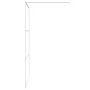 Transparente Duschwand aus weißem ESG-Glas, 115 x 195 cm von , Duschwände und Duschwände - Ref: Foro24-152123, Preis: 165,35 ...