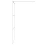Transparente Duschwand aus weißem ESG-Glas, 115 x 195 cm von , Duschwände und Duschwände - Ref: Foro24-152123, Preis: 167,98 ...