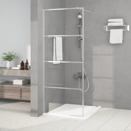 Silbertransparente Duschwand aus ESG-Glas 80x195 cm von , Duschwände und Duschwände - Ref: Foro24-152135, Preis: 135,99 €, Ra...