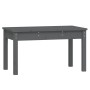 Gartenbank aus massivem grauem Kiefernholz 80x44x45 cm von , Gartenbänke - Ref: Foro24-823999, Preis: 60,04 €, Rabatt: %