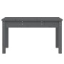 Gartenbank aus massivem grauem Kiefernholz 80x44x45 cm von , Gartenbänke - Ref: Foro24-823999, Preis: 60,04 €, Rabatt: %