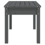 Gartenbank aus massivem grauem Kiefernholz 80x44x45 cm von , Gartenbänke - Ref: Foro24-823999, Preis: 60,04 €, Rabatt: %