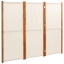 Cream white 3-panel divider screen 210x180 cm by , Room dividers - Ref: Foro24-319183, Price: 118,04 €, Discount: %