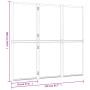 Cream white 3-panel divider screen 210x180 cm by , Room dividers - Ref: Foro24-319183, Price: 118,04 €, Discount: %