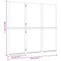 Cream white 3-panel divider screen 210x180 cm by , Room dividers - Ref: Foro24-319183, Price: 105,10 €, Discount: %