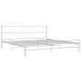 Bettgestell aus weißem Metall, 180 x 200 cm von , Betten und Lattenroste - Ref: Foro24-284697, Preis: 117,49 €, Rabatt: %