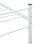 Bettgestell aus weißem Metall, 180 x 200 cm von , Betten und Lattenroste - Ref: Foro24-284697, Preis: 117,49 €, Rabatt: %