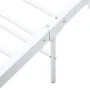 Estructura de cama de metal blanca 180x200 cm de , Camas y somieres - Ref: Foro24-284697, Precio: 115,83 €, Descuento: %