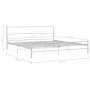 Bettgestell aus weißem Metall, 180 x 200 cm von , Betten und Lattenroste - Ref: Foro24-284697, Preis: 117,49 €, Rabatt: %