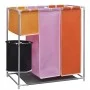 Laundry basket with 3 sections and washing bucket by vidaXL, Laundry baskets - Ref: Foro24-242058, Price: 31,04 €, Discount: %