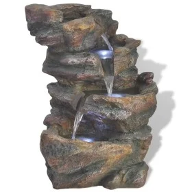 Indoor water fountain with polyresin LED light by vidaXL, Fountains and waterfalls - Ref: Foro24-242353, Price: 97,42 €, Disc...