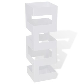 Quadratischer Schirmständer für weiße Stahlrohre 48,5 cm von vidaXL, Schirmständer - Ref: Foro24-242470, Preis: 31,27 €, Raba...