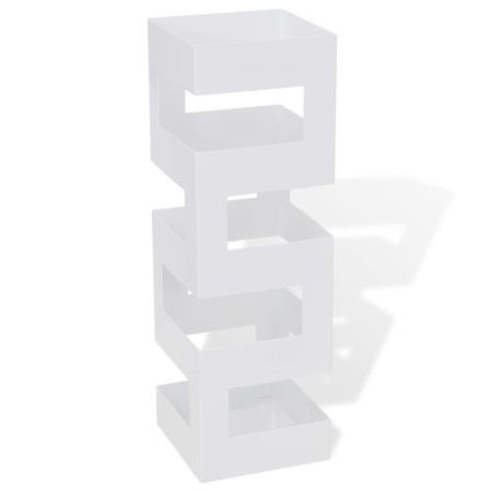 Quadratischer Schirmständer für weiße Stahlrohre 48,5 cm von vidaXL, Schirmständer - Ref: Foro24-242470, Preis: 31,27 €, Raba...