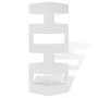 Paragüero cuadrado soporte de bastones acero blanco 48,5 cm de vidaXL, Paragüeros - Ref: Foro24-242470, Precio: 32,39 €, Desc...