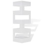 Square umbrella stand cane holder white steel 48.5 cm by vidaXL, umbrella stands - Ref: Foro24-242470, Price: 31,27 €, Discou...