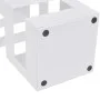Paragüero cuadrado soporte de bastones acero blanco 48,5 cm de vidaXL, Paragüeros - Ref: Foro24-242470, Precio: 32,39 €, Desc...