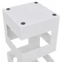 Paragüero cuadrado soporte de bastones acero blanco 48,5 cm de vidaXL, Paragüeros - Ref: Foro24-242470, Precio: 32,39 €, Desc...