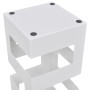 Quadratischer Schirmständer für weiße Stahlrohre 48,5 cm von vidaXL, Schirmständer - Ref: Foro24-242470, Preis: 31,27 €, Raba...