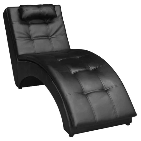 Divan with black faux leather pillow by vidaXL, Daybeds - Ref: Foro24-242216, Price: 207,12 €, Discount: %