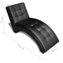 Divan with black faux leather pillow by vidaXL, Daybeds - Ref: Foro24-242216, Price: 207,12 €, Discount: %