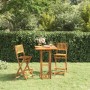 High terrace table solid acacia wood 75x75x110 cm by , Garden tables - Ref: Foro24-319187, Price: 126,88 €, Discount: %