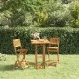 Mesa alta de terraza madera maciza de acacia 75x75x110 cm de , Mesas de jardín - Ref: Foro24-319187, Precio: 124,29 €, Descue...