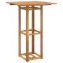 Mesa alta de terraza madera maciza de acacia 75x75x110 cm de , Mesas de jardín - Ref: Foro24-319187, Precio: 124,29 €, Descue...