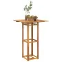 High terrace table solid acacia wood 75x75x110 cm by , Garden tables - Ref: Foro24-319187, Price: 124,44 €, Discount: %