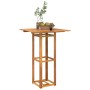 High terrace table solid acacia wood 75x75x110 cm by , Garden tables - Ref: Foro24-319187, Price: 126,88 €, Discount: %