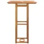 Mesa alta de terraza madera maciza de acacia 75x75x110 cm de , Mesas de jardín - Ref: Foro24-319187, Precio: 124,29 €, Descue...