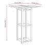 Mesa alta de terraza madera maciza de acacia 75x75x110 cm de , Mesas de jardín - Ref: Foro24-319187, Precio: 124,29 €, Descue...