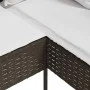 L-shaped sofa with brown synthetic rattan cushions by , Outdoor sofas - Ref: Foro24-318583, Price: 192,61 €, Discount: %