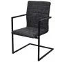 Freischwinger-Esszimmerstühle, 2 Einheiten, schwarzes Kunstleder von vidaXL, Essstühle - Ref: Foro24-242285, Preis: 199,19 €,...
