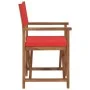 Regiestühle 2 Stück, massives Teakholz, rot von , Gartenstühle - Ref: Foro24-3143632, Preis: 232,47 €, Rabatt: %
