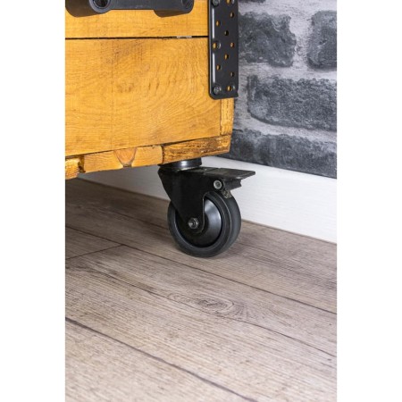 Mac Lean Swivel wheels with brake 4 units black 75 mm by , Material handling - Ref: Foro24-444088, Price: 36,83 €, Discount: %