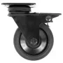 Mac Lean Swivel wheels with brake 4 units black 75 mm by , Material handling - Ref: Foro24-444088, Price: 36,83 €, Discount: %
