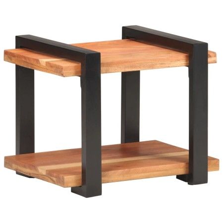Mesita de noche de madera maciza de acacia 50x40x40 cm de vidaXL, Mesitas de noche - Ref: Foro24-320492, Precio: 71,81 €, Des...