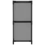 Steel storage cabinet with 4 gray fabric baskets 63x30x71 cm by , Lockers and storage cabinets - Ref: Foro24-337255, Price: 2...
