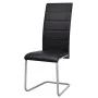 Cantilever dining chairs 4 units black synthetic leather by vidaXL, dining chairs - Ref: Foro24-242290, Price: 218,91 €, Disc...