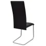 Cantilever dining chairs 4 units black synthetic leather by vidaXL, dining chairs - Ref: Foro24-242290, Price: 218,91 €, Disc...