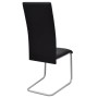 Freischwinger Esszimmerstühle 4 Einheiten Kunstleder schwarz von vidaXL, Essstühle - Ref: Foro24-242290, Preis: 231,49 €, Rab...