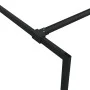 Mampara de ducha vidrio ESG transparente negro 100x195 cm de , Paredes y mamparas de ducha - Ref: Foro24-152147, Precio: 180,...