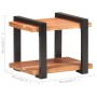 Solid acacia wood bedside table 50x40x40 cm by vidaXL, Nightstands - Ref: Foro24-320492, Price: 71,87 €, Discount: %