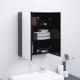 Armario de espejo de baño MDF gris antracita 60x15x75 cm de , Tocadores de baño - Ref: Foro24-331529, Precio: 139,11 €, Descu...