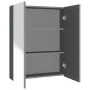 Anthrazitgrauer MDF-Badezimmerspiegelschrank 60x15x75 cm von , Badezimmerwaschtische - Ref: Foro24-331529, Preis: 139,28 €, R...